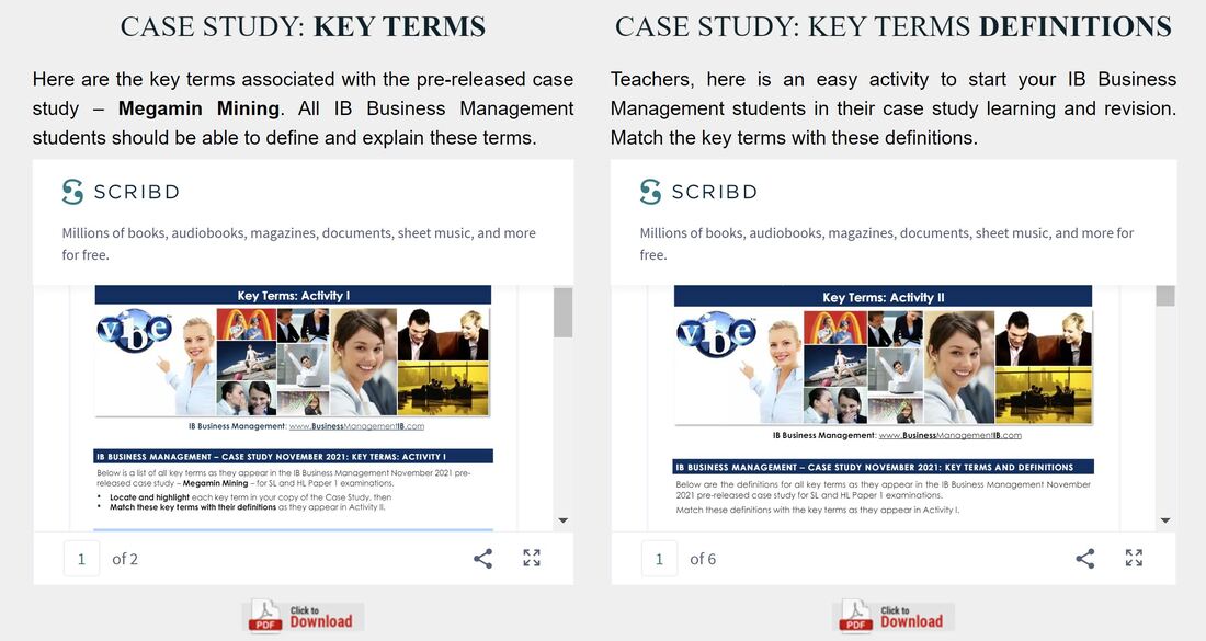 ib business management case study 2022